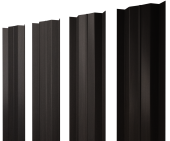 Штакетник М-образный В с прямым резом 0,45 Print Elite Coffee Wood TwinColor Центр Кровли