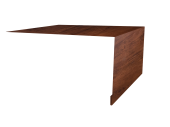 Планка околооконная простая 250х50 0,45 Print-Double Premium Cherry Wood Fresh (2м) Центр Кровли
