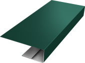 J-Профиль 12мм Grand Line 0,45 ПЭ слим с пленкой RAL 6005 зеленый мох (3м) Центр Кровли