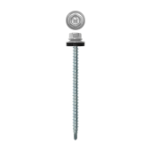Саморез кровельный Daxmer 4,8х70 (100шт) сверло №1 RAL 9003 Центр Кровли