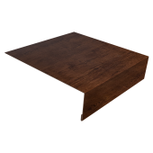Планка околооконная простая 200х75 0,45 Print Premium Antique Wood TwinColor (3м) Центр Кровли