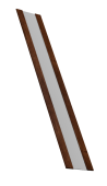 Крепежная планка жалюзи Milan, Milan Slim, Tokyo 0,45 Print-Double Premium Cherry Wood Fresh (3м) Центр Кровли