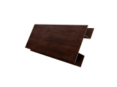 Планка H-образная стыковочная сложная 0,45 Print-Double Premium Cherry Wood Fresh (2м) Центр Кровли
