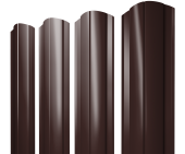 Штакетник Круглый фигурный 0,5 GreenCoat Pural BT RR 887 шоколадно-коричневый (RAL 8017 шоколад) Центр Кровли