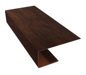 J-Профиль 18мм 0,4 Print Premium Cherry Wood Dark FTC (3м) Центр Кровли