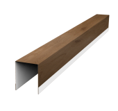 Планка опорная составная внутренняя для забора жалюзи Palermo 0,45 Print Premium Pine Wood Fresh (1,8м) Центр Кровли