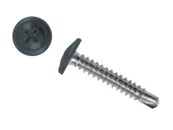 фото Саморез ПШС 4,2х32 (500шт) шлиц PH2 RAL 7031 Центр Кровли картинка Саморез ПШС 4,2х32 (500шт) шлиц PH2 RAL 7031 Центр Кровли