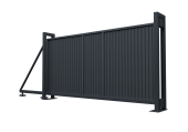 Ворота откатные Estet 2,0х4,5 RAL 7024 Центр Кровли