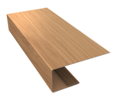 J-Профиль 18мм 0,45 Print Elite Honey Wood TwinColor (3м) Центр Кровли