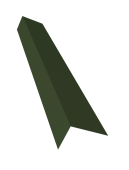 Планка на коньковый аэратор 30х20 Фартук S8 0,5 Satin Matt TX RAL 6020 хромовая зелень (3м) Центр Кровли