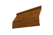 Ламель забора жалюзи Milan Slim 0,45 Print Elite Golden Wood TwinColor Центр Кровли