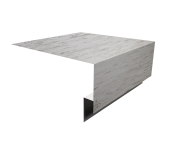 Планка околооконная сложная БХ new 200х75х27 0,45 Print Elite Snow Wood TwinColor (3м) Центр Кровли