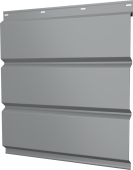 Софит металлический Классик Grand Line без перфорации 0,4 PE с пленкой RAL 7004 сигнальный серый Центр Кровли