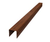 Планка вертикальная обратная для горизонтального монтажа штакетника 0,45 Print Premium Golden Wood Fresh TwinColor (2м) Центр Кровли