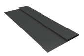 Планка стартовая БХ new 0,5 Velur X RAL 7016 антрацитово-серый (3м) Центр Кровли