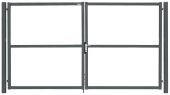 Ворота ColorZn Lock 2,0х4,0 RAL 7012 Центр Кровли