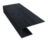 J-Профиль 18мм 0,45 Print Premium Grey Wood TwinColor (2м) Центр Кровли