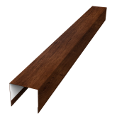 Стойка боковая крепежная для забора жалюзи Palermo 0,45 Print-Double Premium Cherry Wood Fresh (2,5м) Центр Кровли