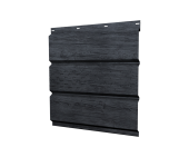 Софит металлический центральная перфорация 0,45 Print Premium с пленкой Grey Wood TwinColor Центр Кровли