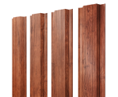 Штакетник Прямоугольный с прямым резом 0,45 Print Premium Rowan Wood Intense FTC Центр Кровли