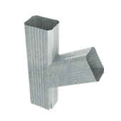 Тройник прямоугольный правый Vortex Lite Zn Центр Кровли