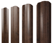 Штакетник М-образный А фигурный 0,45 Print-Double Elite Antique Wood Центр Кровли