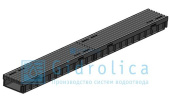 Комплект Gidrolica Light: лоток водоотводный ЛВ -10.11,5.5,5 - пластиковый с решеткой РВ- 10.11.50 пластиковой ячеистой, кл. B125 (08099В) Центр Кровли