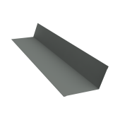 Планка примыкания 90х140 0,45 PE с пленкой RAL 7005 мышино-серый (3м) Центр Кровли