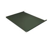 Фальц двойной стоячий Grand Line 0,5 Satin Matt TX с пленкой на замках RAL 6020 хромовая зелень Центр Кровли
