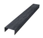 Крышка забора для горизонтального монтажа штакетника 0,45 Print Premium Grey Wood TwinColor (2м) Центр Кровли