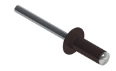Заклёпка вытяжная Daxmer 4,8х12 RAL 8017 (10х1000шт) ал/ст Центр Кровли