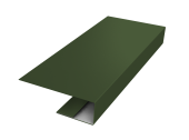 J-Профиль 12мм 0,5 Satin Matt TX RAL 6020 хромовая зелень (3м) Центр Кровли