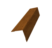 Угол внешний 70х70 0,45 Print Elite Golden Wood TwinColor (3м) Центр Кровли