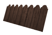 Профнастил C10A фигурный 0,4 Print Premium Antique Wood TwinColor Центр Кровли