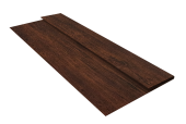 Планка стартовая БХ new 0,45 Print-Double Premium Cherry Wood Dark F (2м) Центр Кровли
