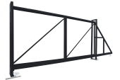 Ворота откатные Colority Zinc 2,03x5,0 RAL 7024 Центр Кровли