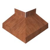 Угол отлива внешний 50 0,45 Print Premium с пленкой Rowan Wood Intense FTC Центр Кровли