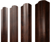 Штакетник М-образный B фигурный 0,45 Print Elite Cherry Wood TwinColor Центр Кровли