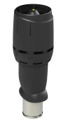 Выход вентиляционный Vilpe Flow 160/ИЗ/700 черный Центр Кровли
