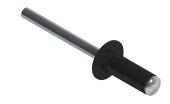 Заклёпка вытяжная Daxmer 3,2х8,0 RAL 9005 (1000 шт) сталь/сталь Центр Кровли