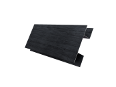 Планка H-образная Экобрус 0,45 Print Premium с пленкой Grey Wood TwinColor (3м) Центр Кровли
