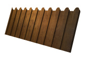 Профнастил С8A v01 фигурный 0,45 Print-Double Elite Golden Wood Центр Кровли