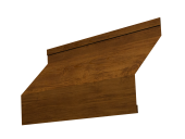 Ламель забора жалюзи Milan 0,45 Print-Double Elite с пленкой Golden Wood Центр Кровли