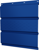 Софит металлический Классик Grand Line центральная перфорация 0,4 PE с пленкой RAL 5005 сигнальный синий Центр Кровли