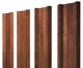 Штакетник М-образный А с прямым резом 0,45 Print Premium Rowan Fresh TwinColor Центр Кровли