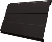 Вертикаль 0,2 prof Grand Line 0,45 Drap-double TX с пленкой RR 32 темно-коричневый Центр Кровли