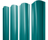 Штакетник Круглый фигурный 0,45 PE RAL 5021 водная синь Центр Кровли