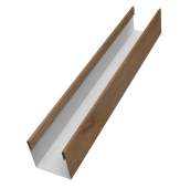 Стойка жалюзи Milan Slim 0,45 Print Premium Pine Wood Fresh (2м) Центр Кровли