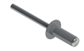 Заклёпка вытяжная Daxmer 4,0х12 RAL 7004 (500шт) нерж/нерж Центр Кровли