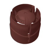 Колпак Krovent Hupcap 110 new красный Центр Кровли